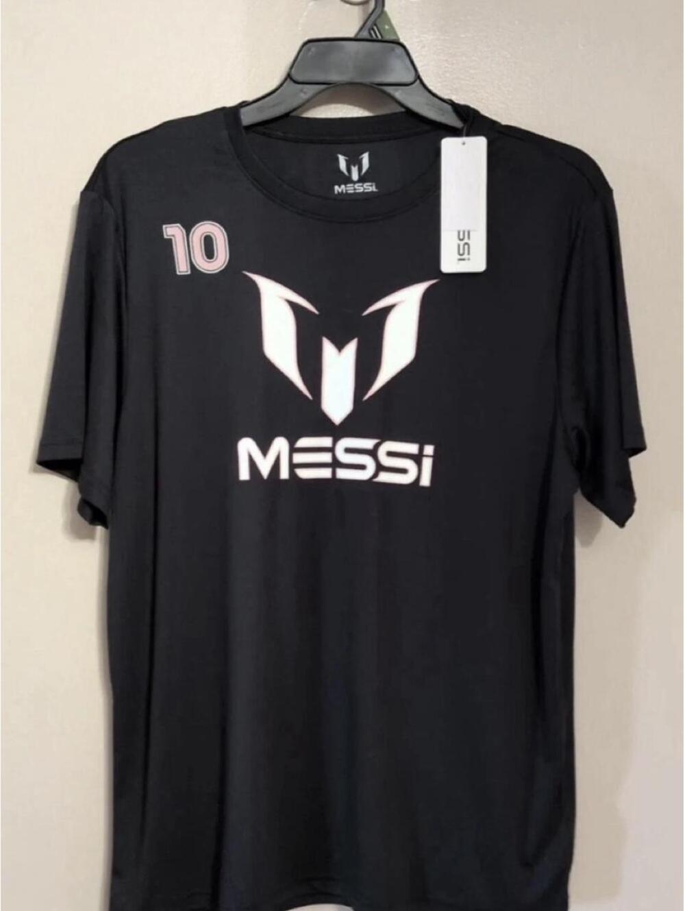 Messi Men's Black Tshirt